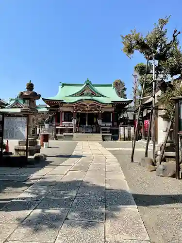 諏訪神社の本殿・本堂
