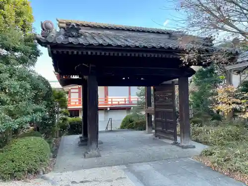 増上寺圓光大師堂の山門・神門