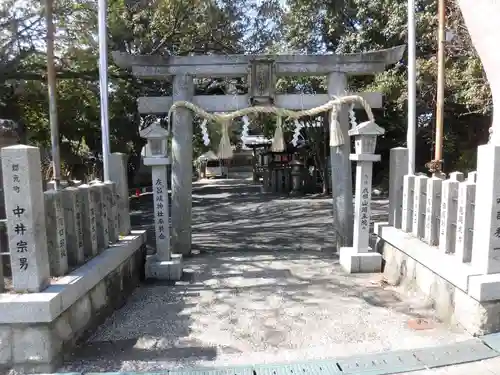 友呂岐神社の鳥居