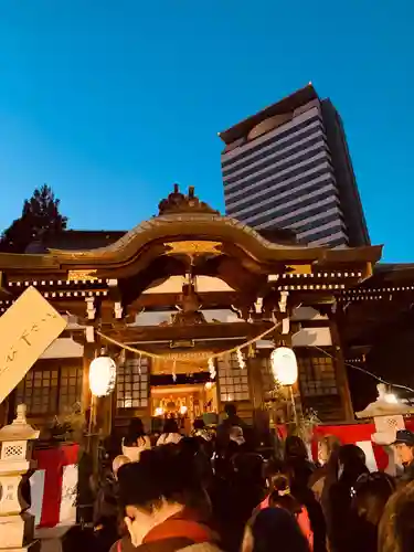 落合白山神社の本殿・本堂