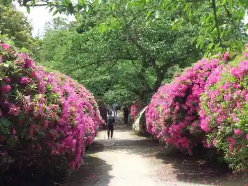 長岳寺の庭園