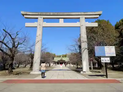 大阪護國神社の鳥居