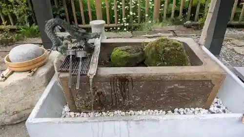 浦幌神社・乳神神社の手水