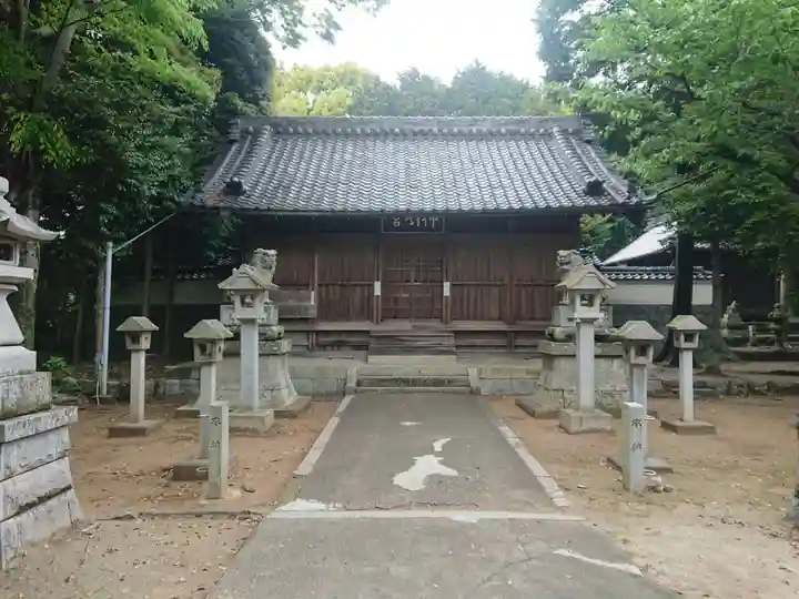 神明宮の本殿・本堂