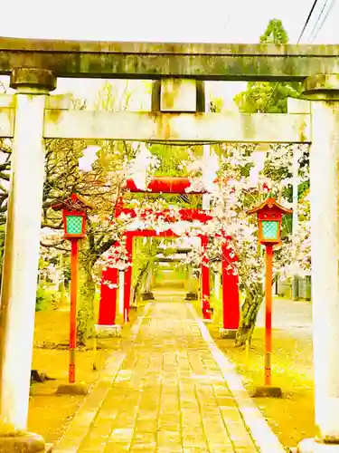 女化神社の鳥居