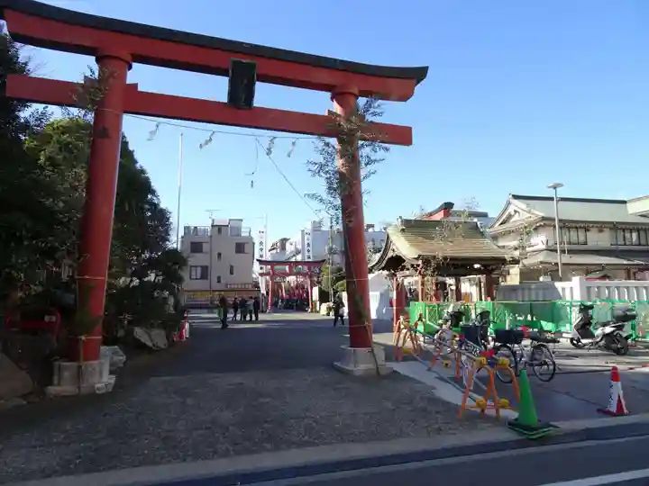 東京羽田 穴守稲荷神社の鳥居