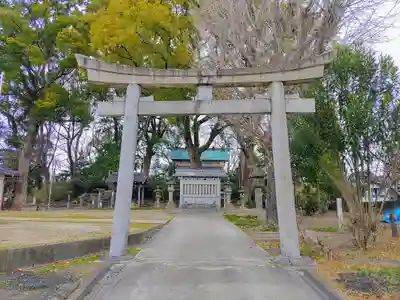 神明社(中切町)の鳥居