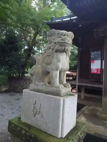 五社神社の狛犬