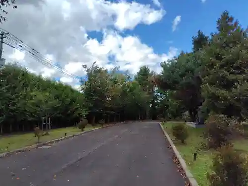 美瑛神社の庭園