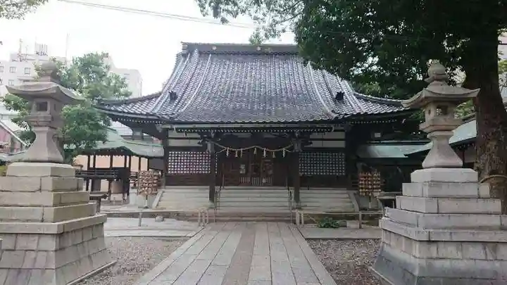 安江八幡宮(金沢水天宮)の本殿・本堂