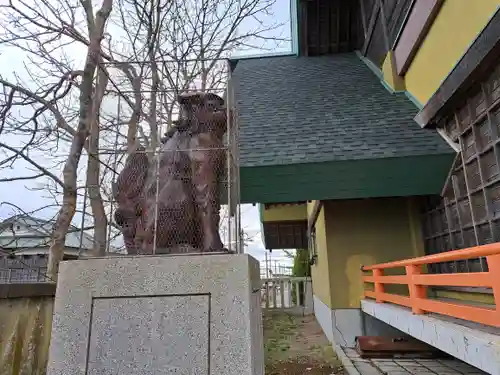 鳥取神社の狛犬