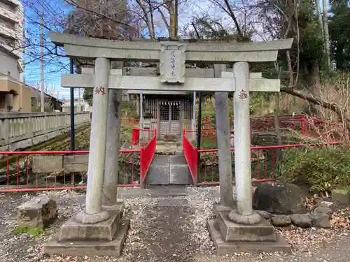 谷保天満宮の鳥居
