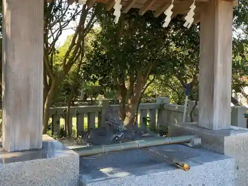 龍口明神社の手水舎