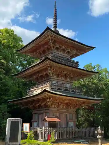 岩殿山安楽寺（吉見観音）の塔