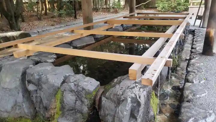 伊勢神宮内宮(皇大神宮)の手水舎