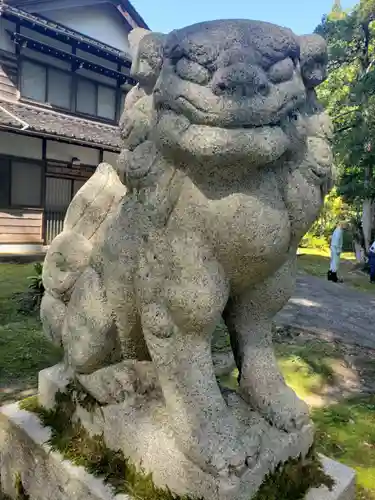 箭代神社の狛犬