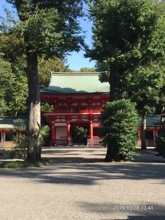 井草八幡宮の山門・神門