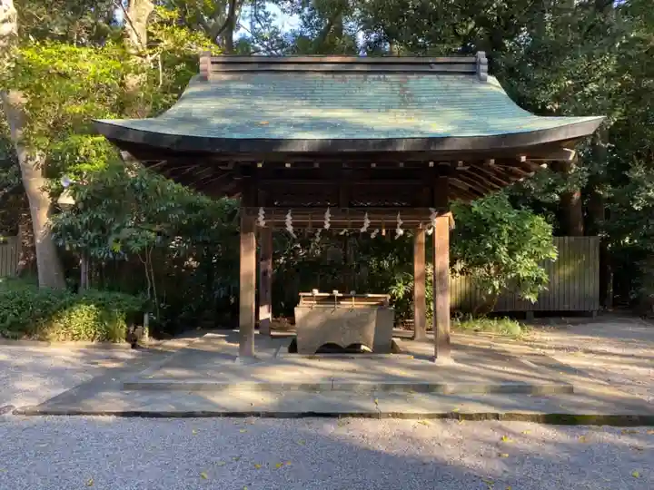 津八幡宮の手水舎