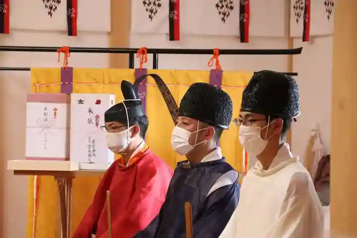 阿久津「田村神社」(郡山市阿久津町)旧社名:伊豆箱根三嶋三社のお祭り