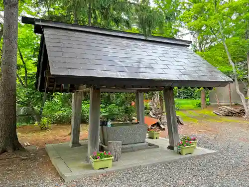 栗沢神社の手水