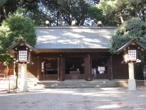 埼玉縣護國神社の本殿・本堂