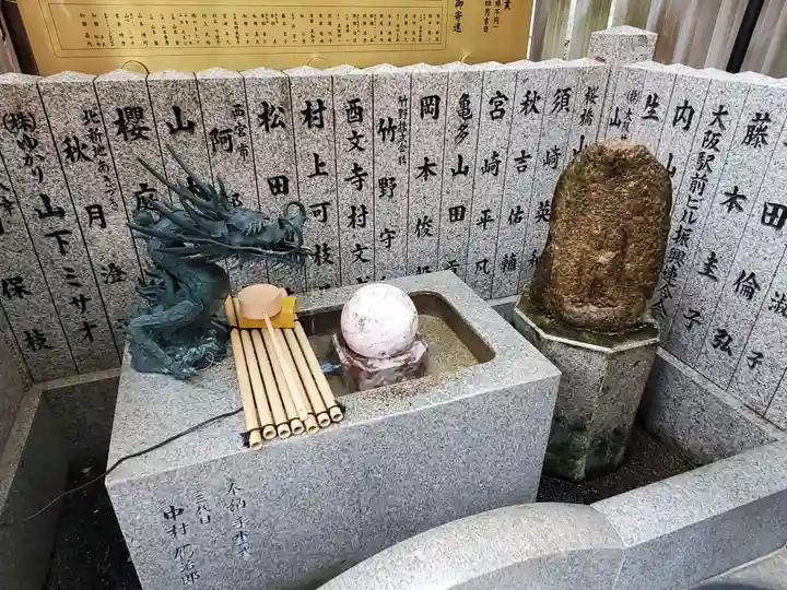 露天神社(お初天神)の手水舎