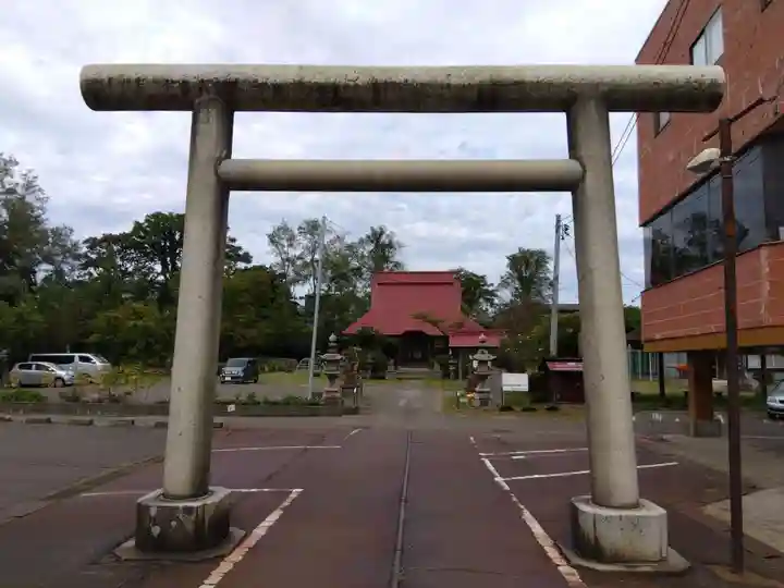 府中八幡宮の鳥居