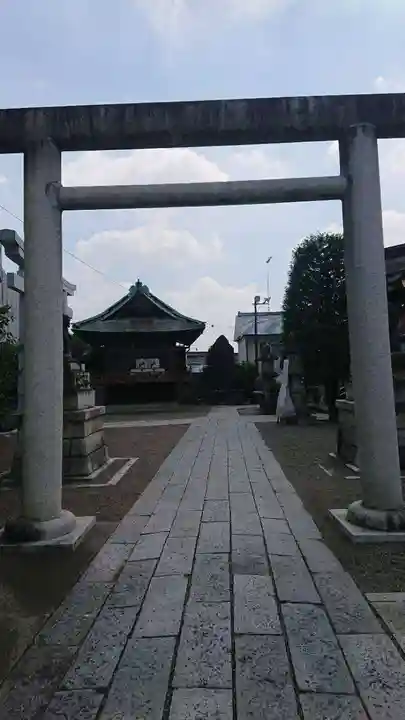 健田須賀神社の鳥居