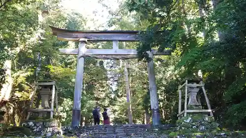 平泉寺白山神社の鳥居