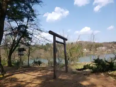 桜ヶ池神社の鳥居