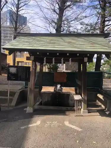 諏訪神社の手水