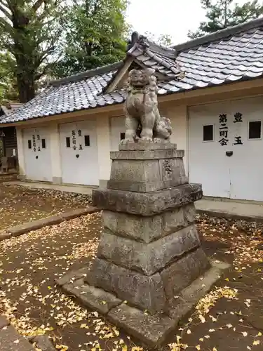 豊玉氷川神社の狛犬