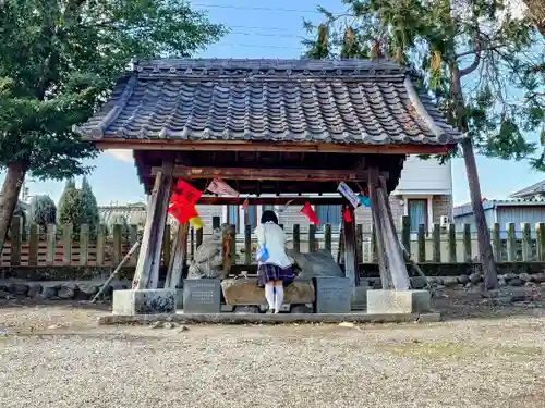 八所神社（八所社）の手水舎