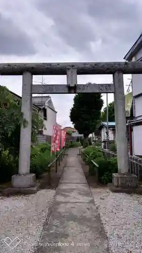 日吉八王子神社の鳥居