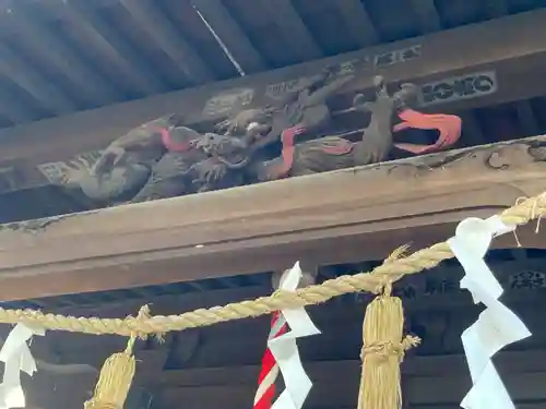 井細田八幡神社の芸術