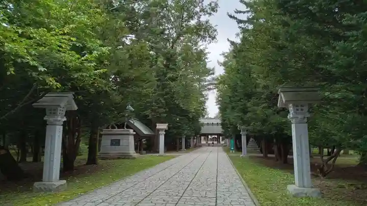 帯廣神社の景色