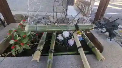 新羅神社の手水舎
