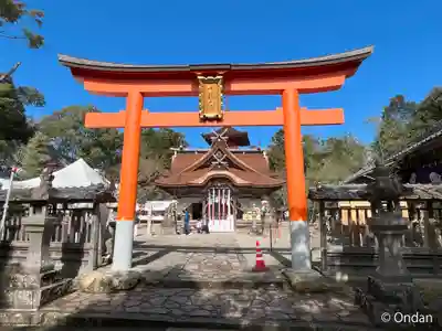 柏原八幡宮の鳥居