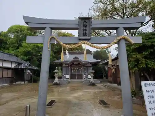 前開八幡神社の鳥居