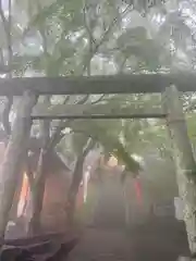 碓氷峠熊野神社の鳥居