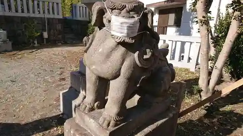 久里浜若宮神社の狛犬