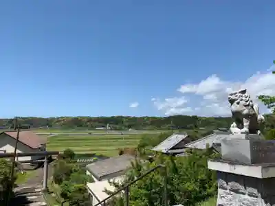 喜原神社の狛犬