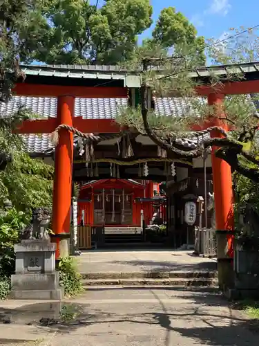 許波多神社（五ケ庄鎮座）の鳥居