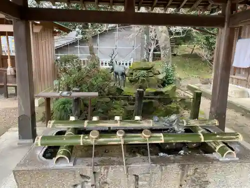 春日神社の手水舎