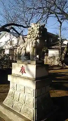 譽田八幡神社の狛犬