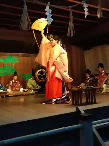 阿智神社の神楽