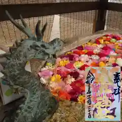 金井神社の手水