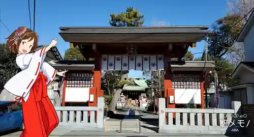 立石熊野神社の山門