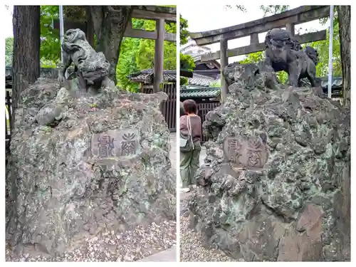 牛嶋神社の狛犬