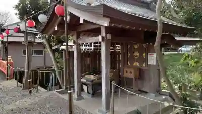 鶴峯八幡宮の手水舎